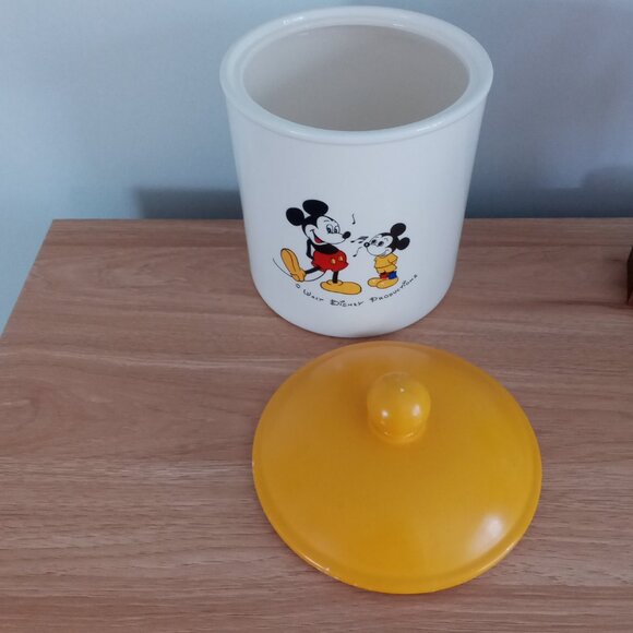 Vtg 1960's Dan Brechner Walt Disney Productions Mickey Mouse Cookie Jar - Picture 5 of 10